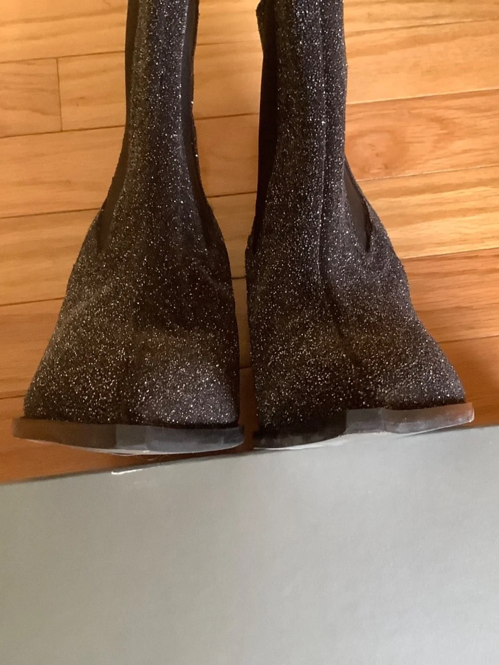 AllSaints Ria Sparkle Bootie Black SZ EU 40/US 9.5